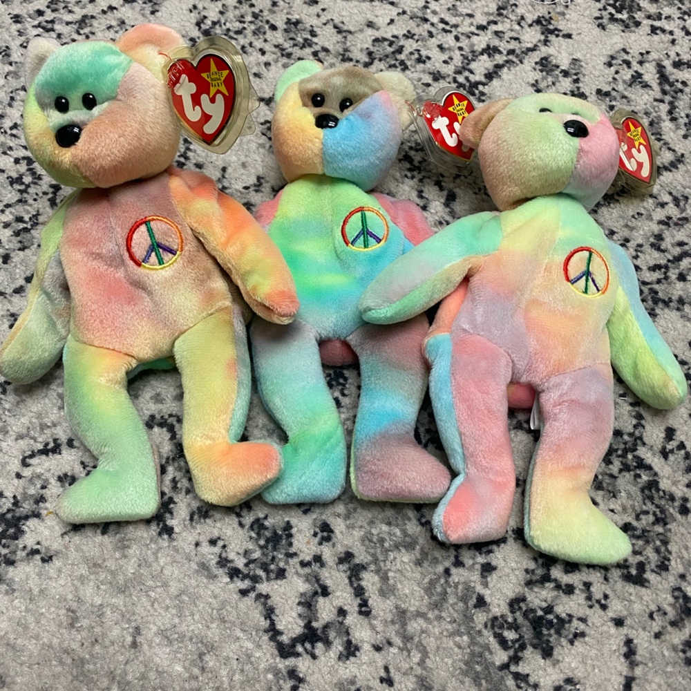 Peace Beanie Babies Bears